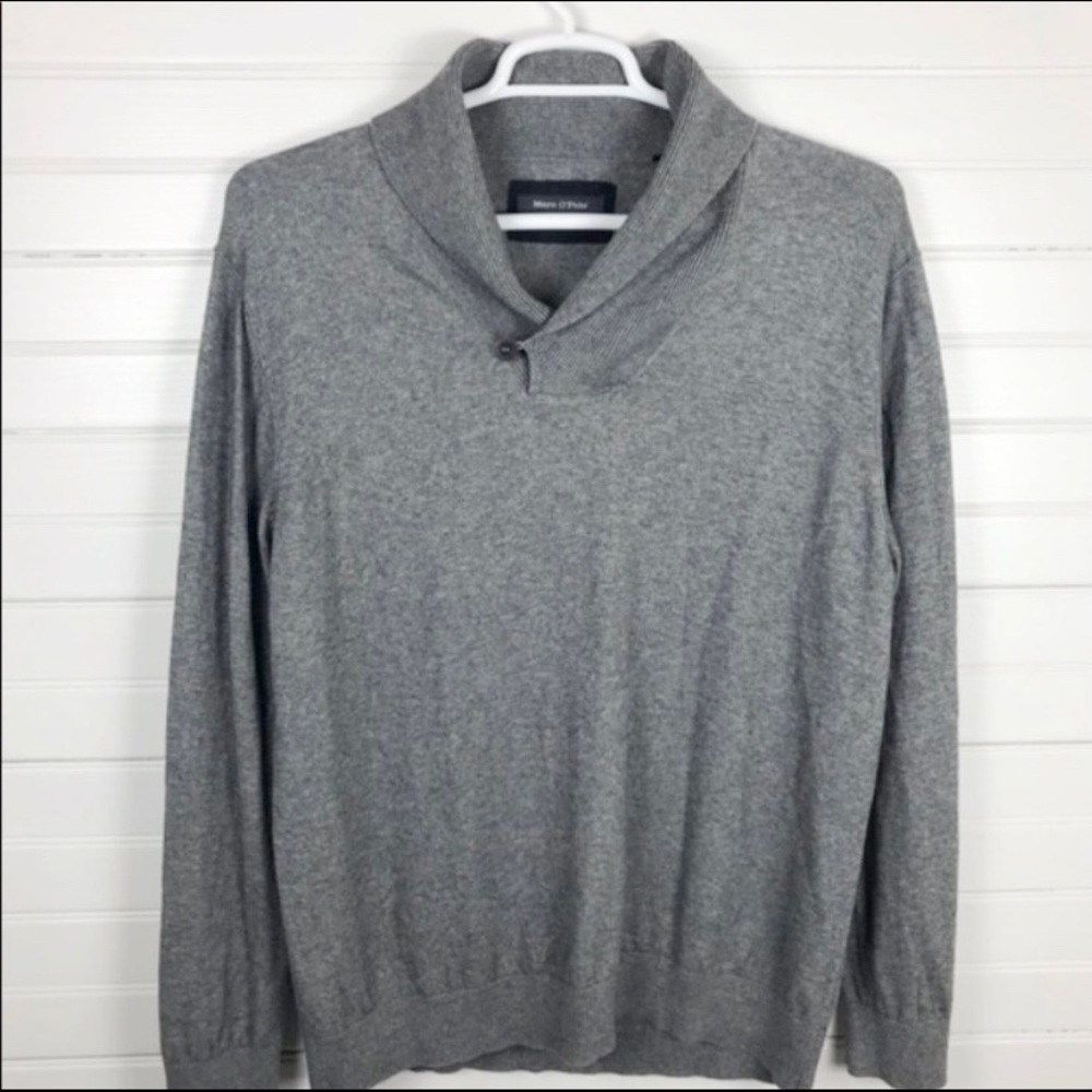 Marc O’Polo Cotton Merino Shawl Collar Sweater Size XXL